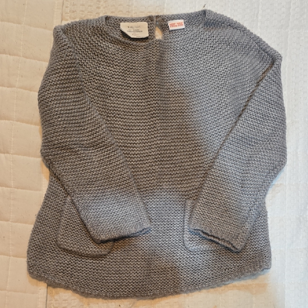 Gray Girls Sweater